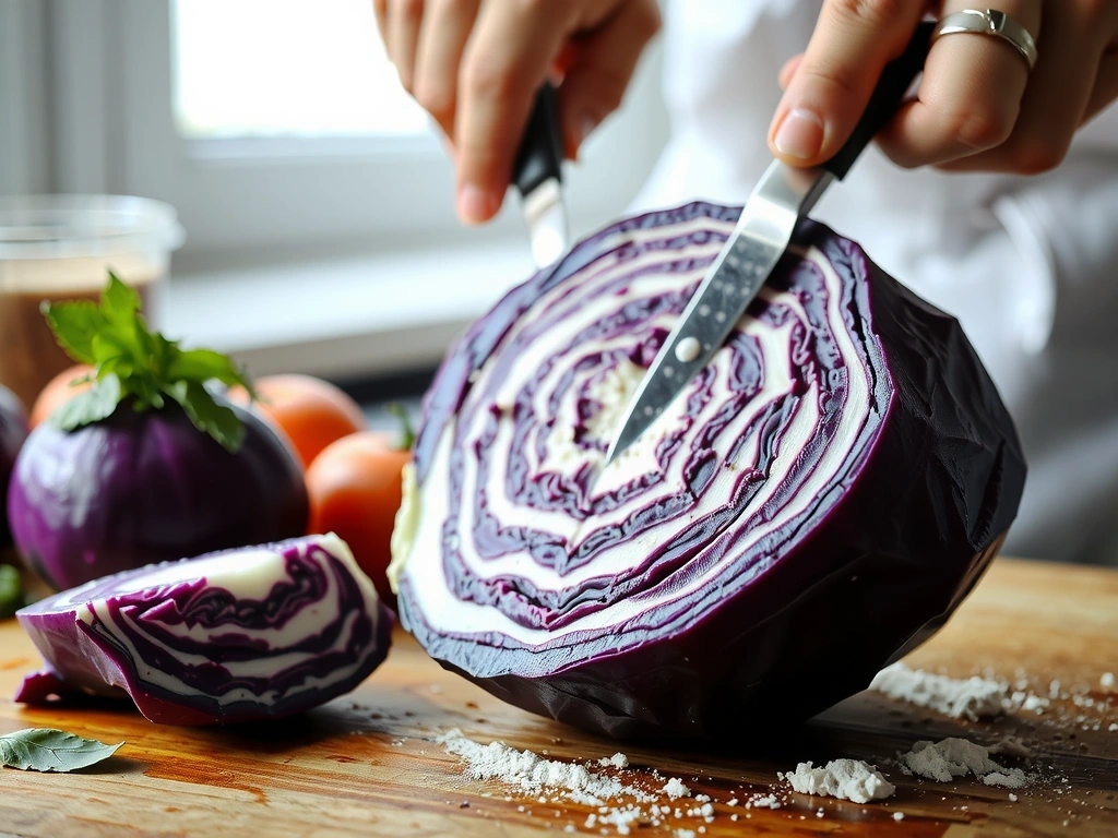 Gemüsevorbereitung im Kochkurs